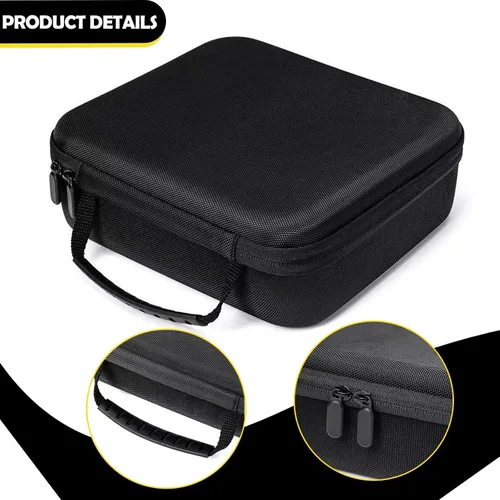 Vista 3 de Portable Carrying Case Small Electronic Accessories Storage Bag Organizer Storage Case for Phone Earbuds Mobile HDD