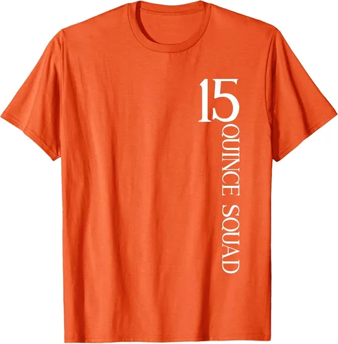 Vista 45 de Quince Squad Quinceanera 15th Birthday - Camiseta de quinceañera para niñas Asphalt Grey