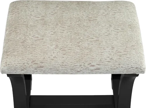Vista 7 de Poundex - Conjunto de tocador con taburete Bobkona Edna
