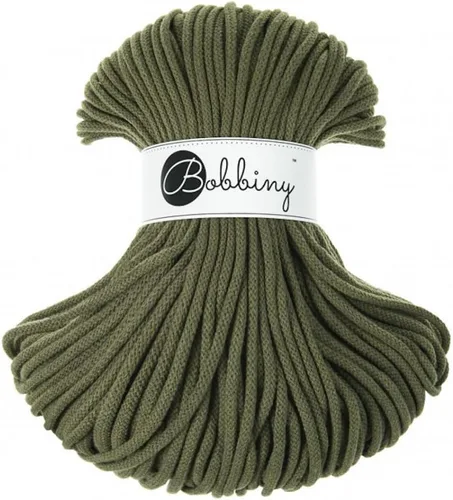 Vista 8 de Bobbiny Cordón trenzado de macramé prémium de 0.197 in (rubor), 108 yardas/330 pies (100% algodón reciclado)