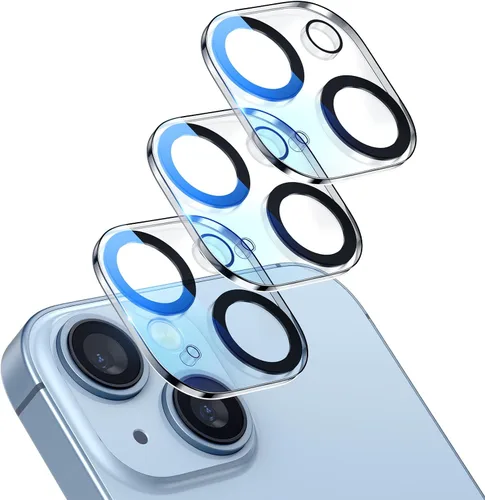 Vista 13 de Protector de lente de cámara para iPhone, vidrio templado 9H, antiarañazos, compatible con fundas, círculo nocturno, claridad HD sin burbujas
