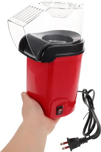 Vista 4 de Yardwe Mini máquina eléctrica para hacer palomitas de maíz de aire caliente, compacta, automática, para uso doméstico con enchufe de EE. UU., 110 V