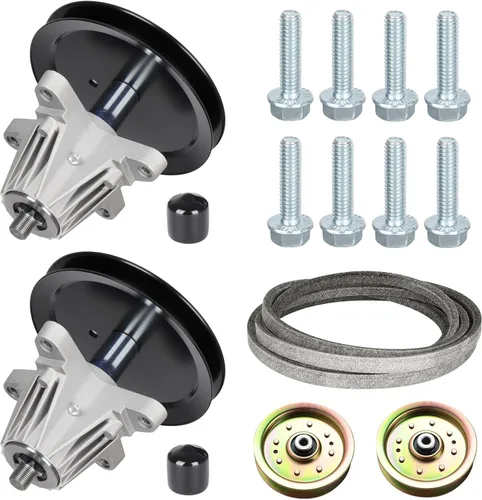 Vista 10 de Youxmoto 918-04865 Conjunto de husillo 918-04865A 618-04865A apto para Cub Cadet/MTD/Troy-Bilt 46 pulgadas LTX1046 LTX1045 Z-Force S 46 LT2000