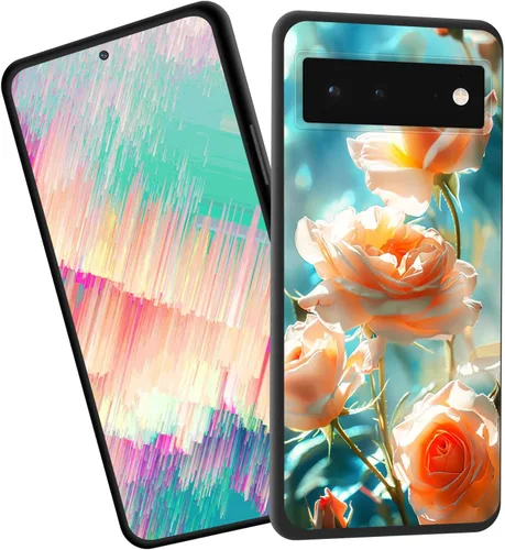 Vista 82 de Funda delgada para Google Pixel 4 XL, funda delgada de silicona de TPU suave a prueba de golpes para Google Pixel 4 XL, cruz negra