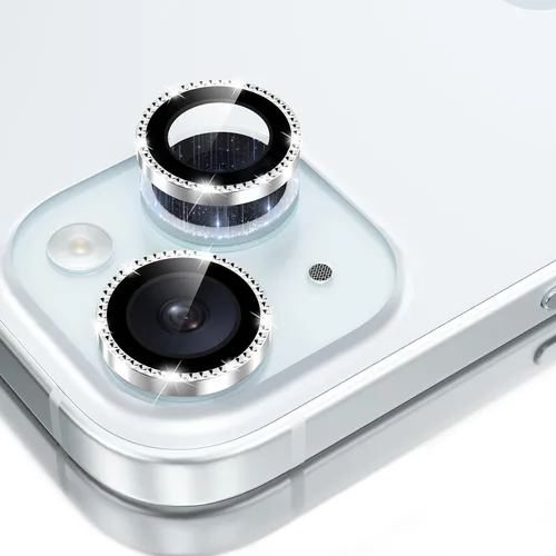 Vista 31 de GolbinBox Protector de lente de cámara para iPhone 13 Pro/13 Pro Max, ajuste invisible 1:1, vidrio templado 9H, funda individual de metal ultra HD