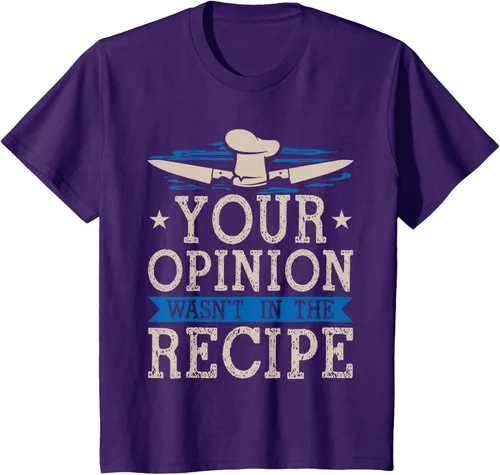Vista 23 de Cooking Your Opinion Wasnot In The Recipe Chef Cook Baker - Camiseta, Negro, S