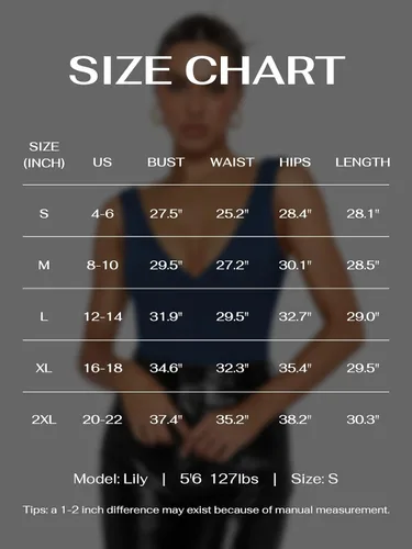 Vista 6 de REORIA Butsmooth - Body sin mangas con cuello en V profundo y escote en V para mujer