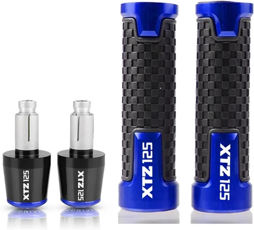 Vista 9 de for XTZ 125 XTZ125 2014 2015 Motorcycle Accessories Hand Grips Handle Bar Sets Handlebar Grip Ends Plug 7/8'' 22mm (Color : Black)