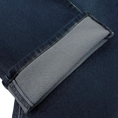 Vista 4 de ETHANOL Jeans de punto elástico recto súper cómodo para hombre de cinco bolsillos