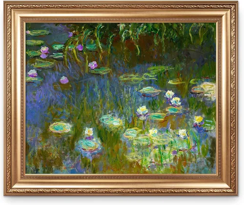 Vista 151 de A&T ARTWORK Antibes Seen from The Salis Gardens de Claude Monet Las Obras de Arte Clásico Mundial Reproducciones, Impresiones de Arte en Lienzo
