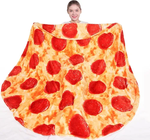Vista 8 de mermaker Cobija de doble cara con estampado de tortilla para burritos