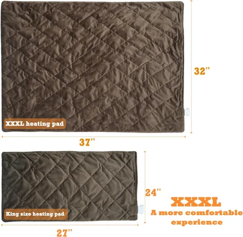 Vista 7 de cozzyhug™ Pro Extreme - Almohadilla térmica de peso XXXL más grande con tecnología FIRfusion NEO, iones negativos emitidos, infrarrojos lejanos