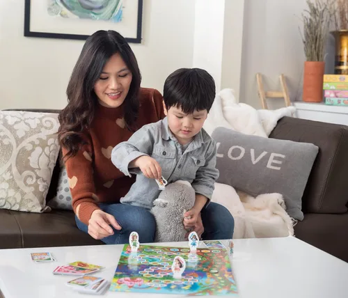 Vista 4 de Juego de mesa Princess Heroes – Juego cooperativo de castillo de princesa para niños de 4 años en adelante – Los niños desarrollan nuevas