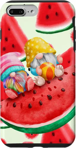 Vista 12 de Summertime with My Gnomies Watermelon Retro Beach Summer Case for iPhone 17
