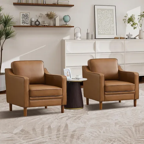 Vista 46 de Kingfun Sofá en Forma de L de 88", Sofá Seccional de Chenilla, Sofás Modernos de Mediados de Siglo con Marco de Madera Maciza para Sala de Estar