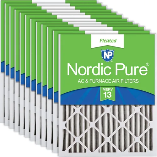 Vista 31 de Nordic Pure Filtros de aire MERV 7 plisados de 14 x 20 x 2 (13 1/2 x 19 1/2 x 1 3/4), paquete de 3 filtros de aire plisados MERV 7