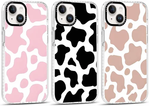 Vista 25 de Paquete de 3 Lindas Fundas con Estampado de Guepardo para iPhone 7/8/SE 2020/SE 2022 de 4.7", Fundas de Diseño Estético de Leopardo de Silicona