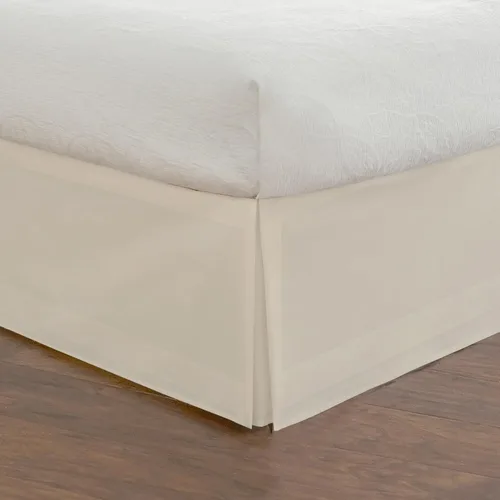 Vista 9 de Rodapié de popelina a medida para cama de Fresh Ideas, 14 pulgadas Azul marino
