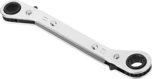 Vista 9 de Auniwaig 1/4 "-5/16 "Llave de trinquete reversible Cr-v Offset doble caja final llave de trinquete doble caja final llave de trinquete 1pcs