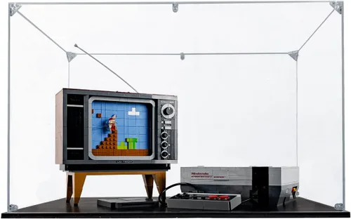 Vista 7 de Acrylic Display Case Compatible for LEGO Super Mario 64 Question Mark Block #71395, Dustproof Display Case (Case Only) (Lego Sets are NOT Included)