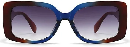 Vista 2 de bullabulling Lentes de sol rectangulares vintage para mujeres y hombres, gruesos y modernos, lentes cuadrados retro de los años 90