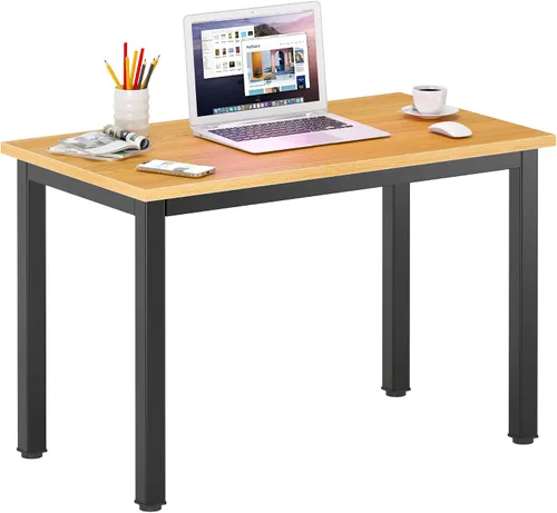 Vista 39 de DlandHome - Escritorio pequeño para computadora de 31.5 pulgadas para oficina en casa, color negro