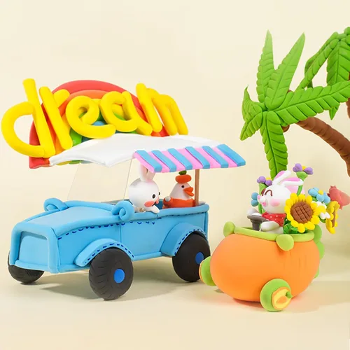 Vista 6 de Cutedeer Arcilla de modelado de secado al aire – 12 colores, arcilla de moldeo de espuma suave de 2.6 libras, creativo para niños y adultos