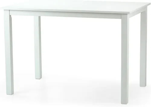 Vista 8 de Preston - Mesa rectangular de madera maciza, estilo contemporáneo, color espresso