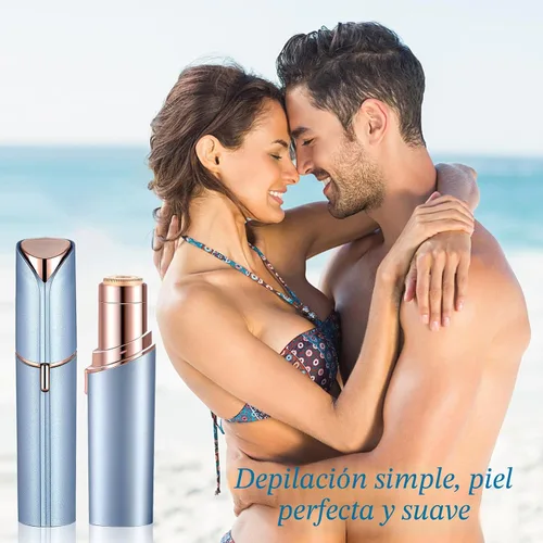 Vista 7 de innobeaut Depilación facial para mujeres, removedor de vello facial eléctrico sin dolor para cara, labios, barbilla con USB recargable, azul