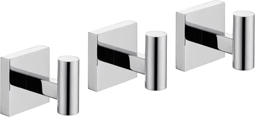 Vista 20 de KOKOSIRI Ganchos para batas de baño, ganchos para toallas, ganchos montados en la pared, accesorios de baño, paquete de 2 unidades, color negro