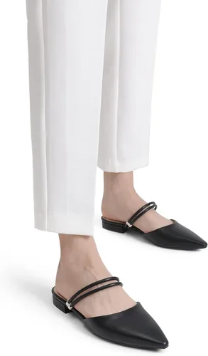 Vista 5 de DREAM PAIRS Zapatos planos para mujer, con punta puntiaguda, de dos vías, sin cordones