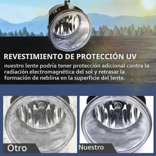 Vista 2 de PIT66 Luces antiniebla para parachoques delantero, compatibles con Jeep Grand Cherokee 2005-2010/Jeep Commander 2006-2010 izquierda/derecha