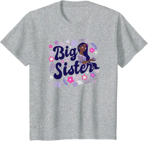 Vista 49 de Disney Encanto Isabela Madrigal Big Sister - Camiseta floral, gris, S Asfalto