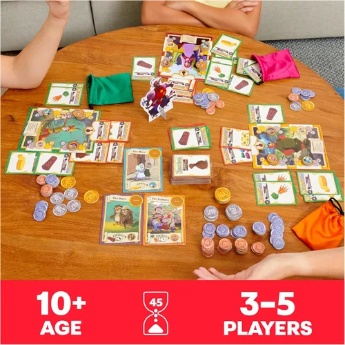 Vista 2 de Spin Master Games, Disney Robin Hood Sheriff of Nottingham, juegos de mesa familiares, juegos de mesa Disney para noche familiar, 3-5 jugadores
