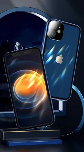 Vista 7 de Funda antiespía doble con bloqueo de seguridad para iPhone 11 Pro, carcasa de aluminio con protector de pantalla para lente de cámara, protección