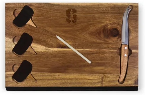 Vista 19 de PICNIC TIME NCAA NCAA - Juego de tablas de cortar y herramientas de queso de acacia Delio unisex para adultos