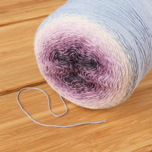 Vista 3 de JubileeYarn Hilo Ombré Blast - 220g/pastel Algodón Peso Bebé - Cripta de Hielo - 1 Pastel 119 Cripta de hielo