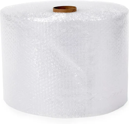 Vista 13 de Amazon Basics Material de embalaje de envoltura de amortiguación de burbujas para artículos frágiles, rollo de 12 pulgadas x 100 pies de largo