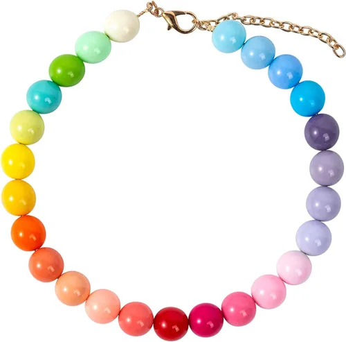 Vista 5 de Collar de perlas con cuentas para perro, hecho a mano, collar de perro elegante con campana, joyería para perros pequeños y cachorros