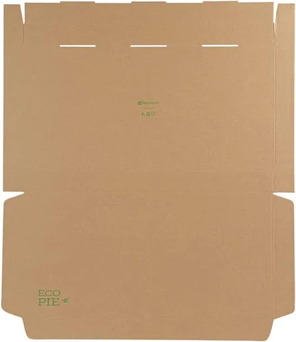 Vista 55 de Restaurantware - Cajas para pizza, 50 unidades, 14 x 7 x 1.5 pulgadas, embalaje de papel de cartón corrugado con bloqueo de pestañas, resistente a