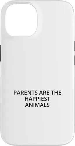 Vista 4 de iPhone 16 Parents are the happiest animals Case