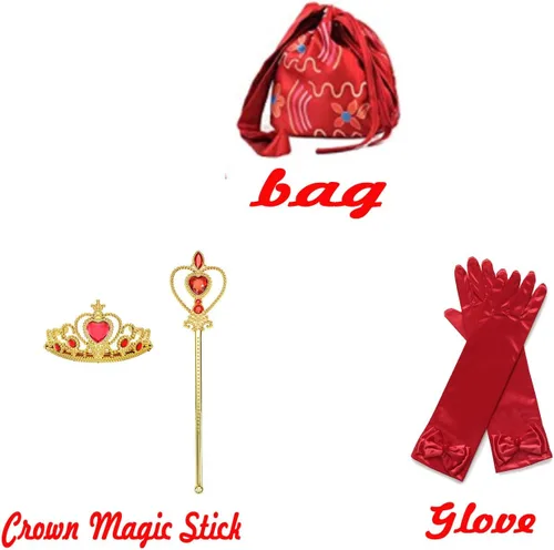 Vista 5 de Disfraz de princesa Elena con accesorios para niñas