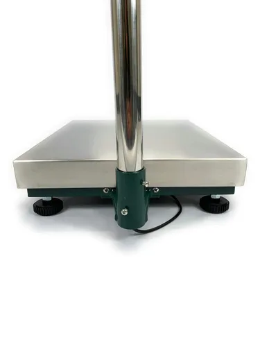 Vista 3 de 1,000 lb Digital Floor 24" x 24" Báscula de banco Plataforma electrónica Envío 1,102.3 lbs