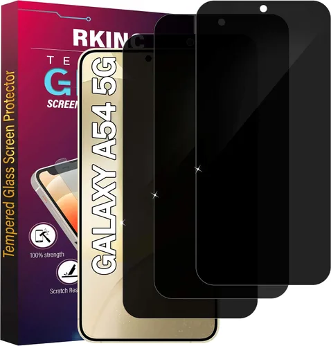 Vista 20 de RKINC Protector de pantalla [paquete de 4] para Samsung Galaxy A12 / Galaxy A02S / A12 Nacho, protector de pantalla de vidrio templado, 0.013 in