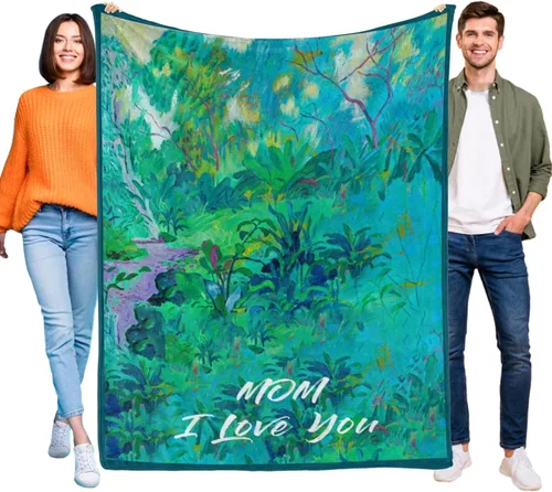 Vista 14 de Manta personalizada con nombre, manta personalizada con nombre y texto para adultos, niños, cumpleaños, Navidad, Día de la Madre, Padre, Día de San