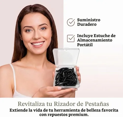 Vista 3 de Compatible con almohadillas de repuesto para rizadores de pestañas Recambios de repuesto de silicona solo aptos para almohadillas de repuesto