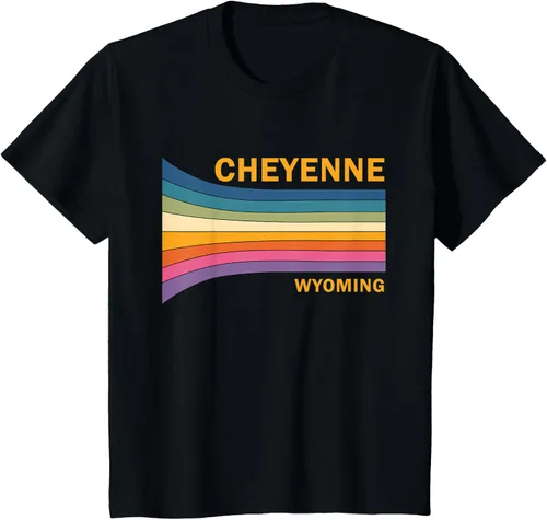 Vista 37 de Retro Vintage 70s Cheyenne Wyoming camiseta