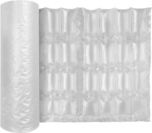 Vista 8 de JZBRAIN Película de cojín de aire 72002 - Rollo de embalaje de bolsas de burbujas de aire, 1 rollo de embalaje de 7.874 in x 3.937 in x 656.2 ft x