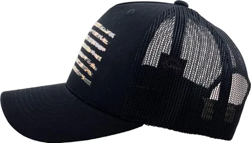 Vista 80 de KBETHOS Tactical Operator Collection USA Fishing Mesh Ballcap Flag Patch America Outdoors Trucker Baseball Cap