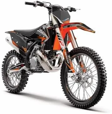 Vista 4 de Kit de base gráfica EXC Surge Black Senge 2017-2018 compatible con KTM
